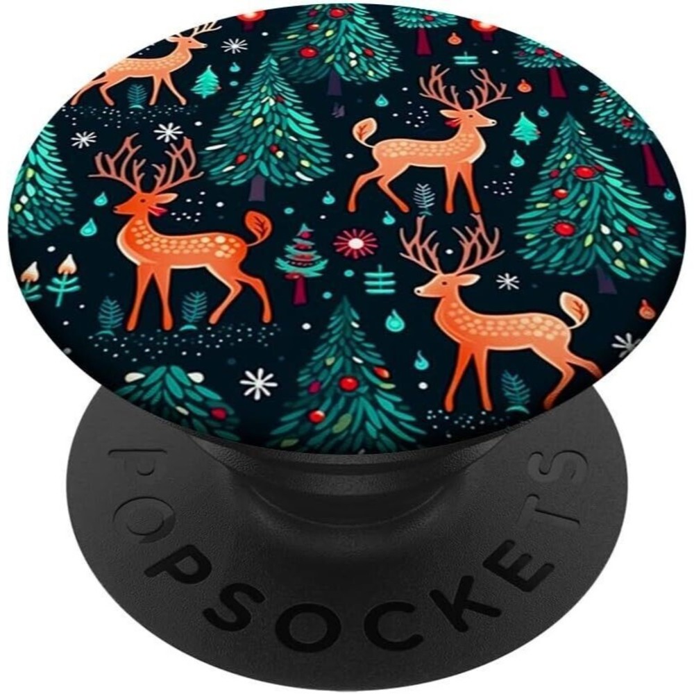 PopSockets Christmas Trees Deer Xmas for Phone Women Swappable Base PopGrip